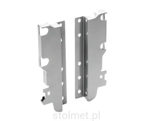 Złączka ścianki tylnej Modernbox, wysoka, szara