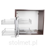 Kosz narożny magic PTJ017EL Lewy, chrom