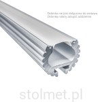 Profil drążek do szaf LED GLAX, 2m