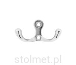 Wieszak meblowy DOMINICA Z-391, 2 ramienny, chrom połysk