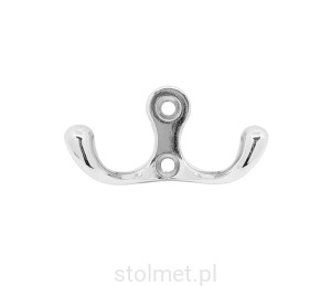 Wieszak meblowy DOMINICA Z-391, 2 ramienny, chrom połysk