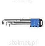 Klucze imbusowe sześciokątne zestaw 9 sztuk 