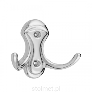 Wieszak meblowy WP-39, 2 ramienny, chrom połysk  - WYPRZEDAŻ