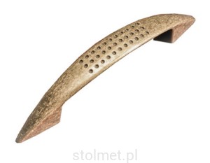 Uchwyt meblowy ARGUS, C-313, stare złoto, 96mm