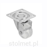 Kółko meblowe KMA z gumową rolką fi 35 mm - bez hamulca