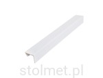Zakończenie cokołu H 100 mm, Biały połysk