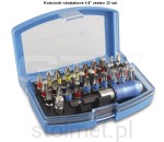 Końcówki wkrętakowe 1/4 cala zestaw 32 sztuki