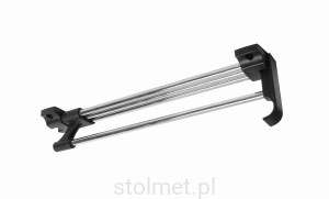 Wieszak wysuwany z uchwytem AC221-G  400 mm chrom