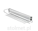 Wieszak wysuwany na krawaty W-3312, srebrny, 500mm