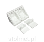 Kątownik plastikowy podwójny komandorek opk- 50 szt - kolory płyt