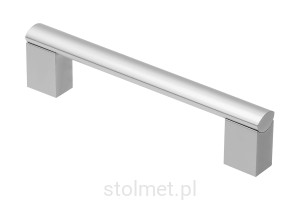 Uchwyt meblowy UA-A4, Aluminium mat, 128mm