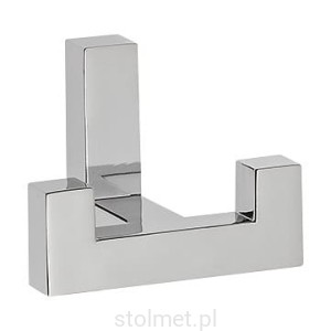 Wieszak meblowy WZ-2202, 2 ramienny, chrom połysk