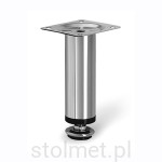 Nóżka meblowa BD-10 z regulacją, chrom połysk, 100 mm + 10 mm
