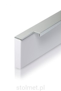 Uchwyt meblowy krawędziowy Highway, aluminium mat, 346mm 