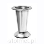 Nóżka meblowa BD-780, stalowa, chrom połysk, 107 mm