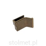 Uchwyt do szkła zaciskowy, stare złoto