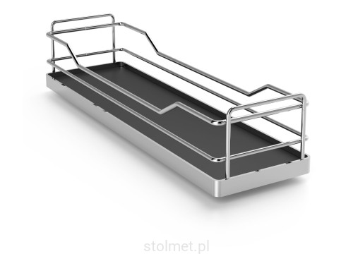 Półka do stelaża kosza W-2317 - antracyt + chrom Stolmet Akcesoria Meblowe.jpg